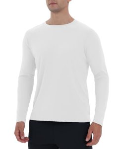 Long Sleeve Shirts for Men – Dry Fit Moisture Wicking UV Protection T-Shirts for