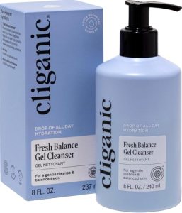 Cliganic Hydrating Facial Gel Cleanser with Triple Botanical Complex®