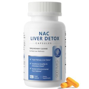 NAC Supplement 900 mg – Liver Cleanse Detox & Repair