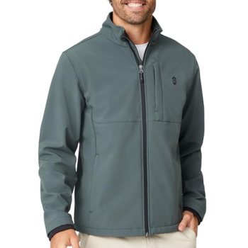 Free Country Men’s Softshell Jacket Water & Wind Resistant Insulated Warm Lined