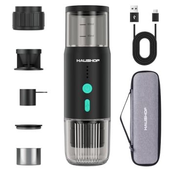 HAUSHOF Portable Electric Espresso Machine