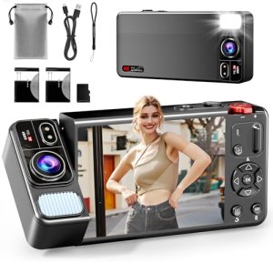 ZEOUPT Digital Camera, 4K 64MP Cameras for Photography