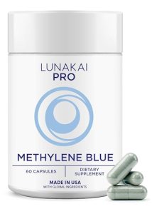 Lunakai USA Made USP Grade Methylene Blue Capsules with Vitamin C