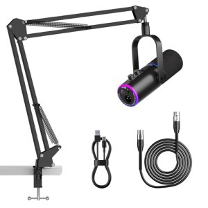 PUPGSIS XLR/USB Podcast Microphone