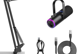 PUPGSIS XLR/USB Podcast Microphone