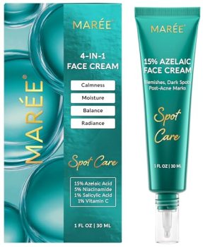 MAREE Azelaic Acid Face Cream – Azelaic Acid Treatment with Niacinamide & Salicy