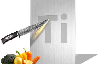 Titanium Cutting Board, 11.5 in x 8 in