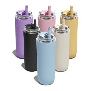 UIRZOTN 6 Pack 16 oz Insulated Coffee Tumblers