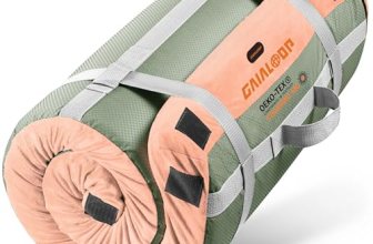 GAIALOOP Floor Memory Foam Car Camping Bed Glamping Roll Up Futon Mattress
