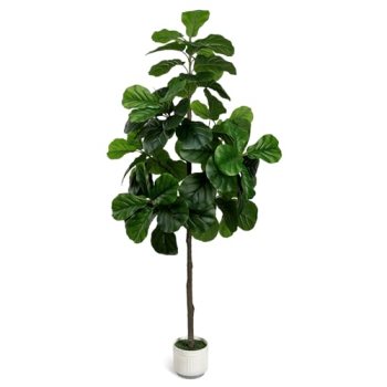 LuceAlberi Artificial Fiddle Leaf Fig Tree 6FT