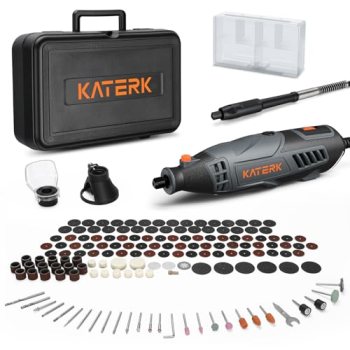 Katerk Rotary Tool Kit, 35000RPM High Performance Corded Power Rotary Tool- 7 Sp
