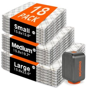 18pcs Vacuum Seal Bags for Clothing Travel