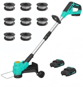 Garvee String Trimmer Cordless – Weed Wacker Battery Powered Electric Weed Trimm
