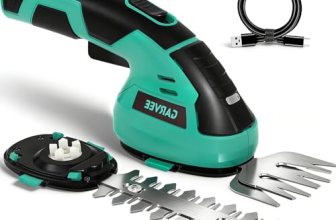 Garvee Cordless Hedge Trimmer – Small Garden 2 in 1 Handheld 7.2V Electric Grass