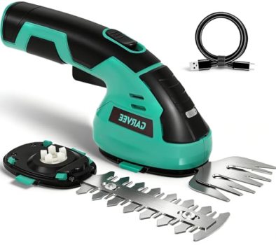 Garvee Cordless Hedge Trimmer – Small Garden 2 in 1 Handheld 7.2V Electric Grass