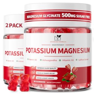 2 Pack Potassium Magnesium Gummies