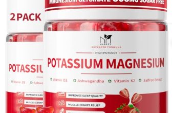 2 Pack Potassium Magnesium Gummies