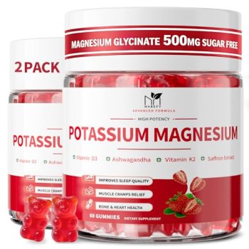2 Pack Potassium Magnesium Gummies