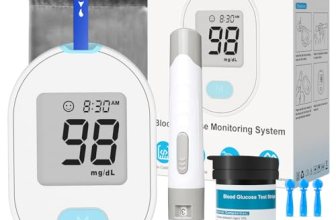 Blood Glucose Monitor Kit, Blood Sugar Testing kit with 50 Blood Sugar Test Stri