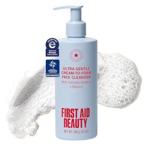 First Aid Beauty Ultra Gentle Cream-to-Foam Facial Cleanser