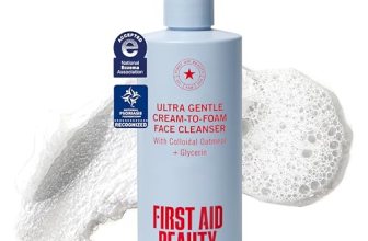 First Aid Beauty Ultra Gentle Cream-to-Foam Facial Cleanser