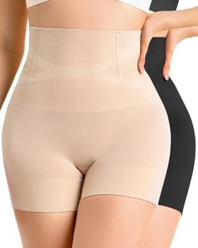 ForeverShaper Tummy Control Shapewear Shorts for Women High Waist Seamless Body