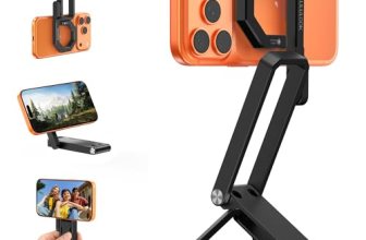LULULOOK Rugged Magnetic Phone Tripod Stand for iPhone/Pixel 10