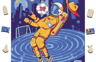 FIFA World Cup 2026 City Puzzle Houston City Poster – Wooden Puzzle for Adult
