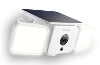 REOLINK Solar Floodlight Cam, 2K 150° Security Cameras Wireless Outdoor