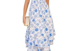 GRACE KARIN Womens Summer Floral Maxi Dress 2026 Flowy Wedding Guest Dress A Lin