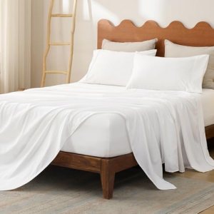 Bedsure Queen Sheets Set – Fits Mattresses Up to 16″ Deep