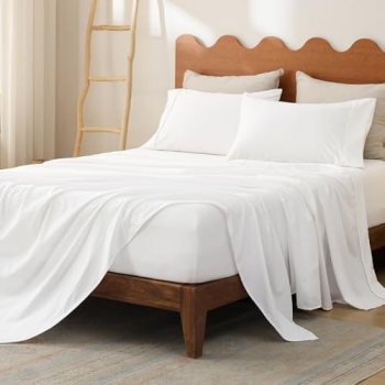 Bedsure Queen Sheets Set – Fits Mattresses Up to 16″ Deep