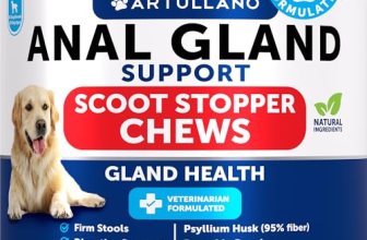Bye Scoot – Anal Gland Support Chews for Dogs – Fiber Blend with Pumpkin