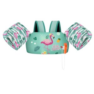 HeySplash Toddler Swim Vest, Toddler Floaties Fit 22-30-40-50-55 Lbs
