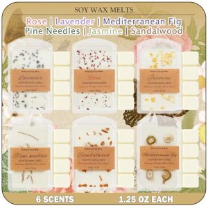 SCENTORINI Wax Melts, 6 Pack Summer Scented Wax Cubes