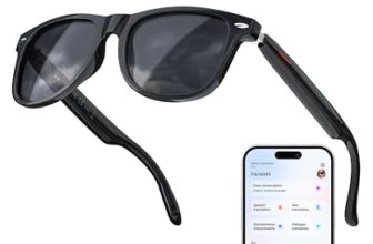 GLOSSIA Smart AI Glasses with Auto-On Wear Detection