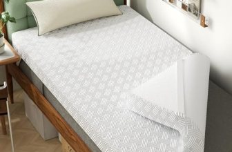 Qocismile College Dorm Room Essentials Twin XL Mattress Topper Firm Gel Memory F