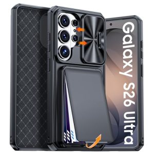 BSNRM for Samsung Galaxy S26 Ultra Case Wallet with RFID Blocking