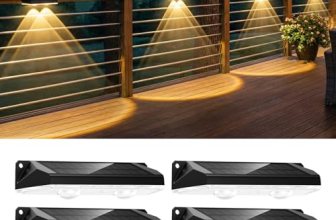 Brightown 4 Pack Solar Lights Outdoor Waterproof