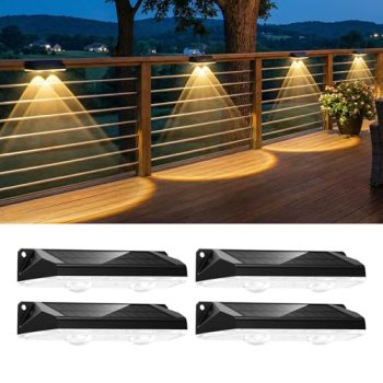 Brightown 4 Pack Solar Lights Outdoor Waterproof