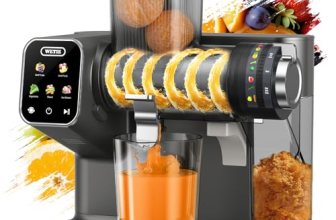 WETIE Cold Press Juicer, Slow Masticating Juicers Machines with Touch Screen