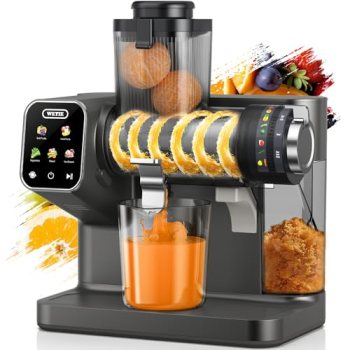 WETIE Cold Press Juicer, Slow Masticating Juicers Machines with Touch Screen