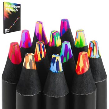 Art Supplies 12 Rainbow Colored Pencils