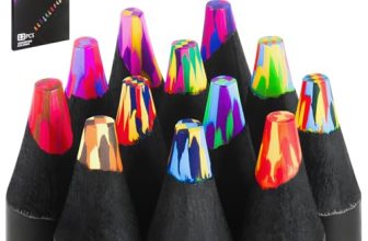Art Supplies 12 Rainbow Colored Pencils