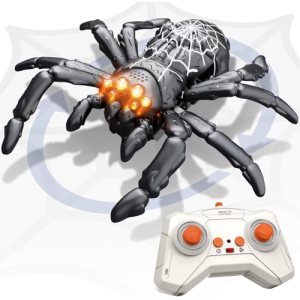 Infowush Wall Climbing Spider, Rechargeable Remote Control Spider Kids Toys
