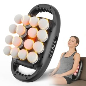 16 Head Massage Gun Set, Deep Tissue Percussion Massager with 9 Modes & 9 Intens
