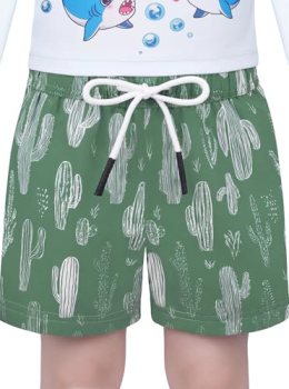 BliBliTaTa Boys Swim Trunks Quick Dry with Stretch Compression Liner