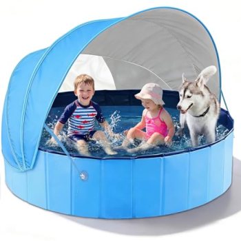 Jasonwell Kiddie Baby Pool with Canopy