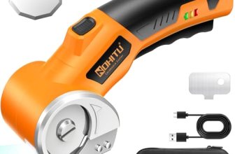 Cordless Electric Scissors: 4V Rechargeable Rotary Cardboard Cutter