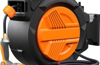 Retractable Garden Hose Reel 1/2” x 100ft